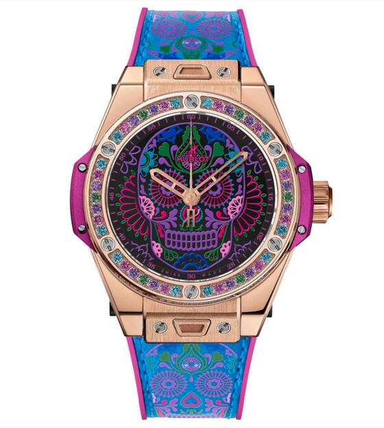 Cheap Hublot 2018 Big Bang One Click Calavera Catrina 465.OX.1190.VR.1299.MEX18 Replica watch